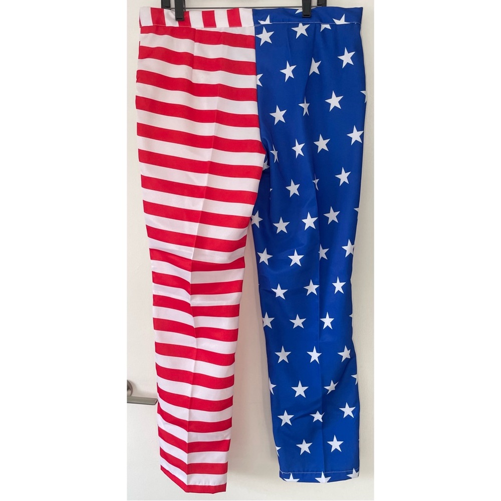Spirit Halloween Patriotic American Flag Tie & Pant Set - Picture 13 of 13